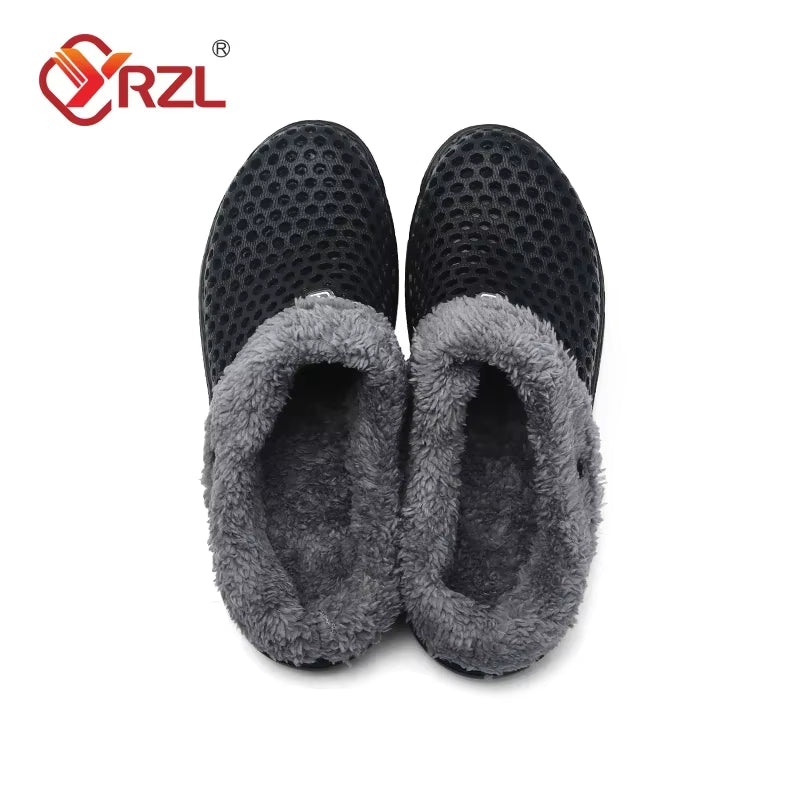 Winter Slippers Men Women Indoor Warm Shoes Non Slip Cotton Pantoffels Casual Clogs Slip on House Floor Slippers for Men