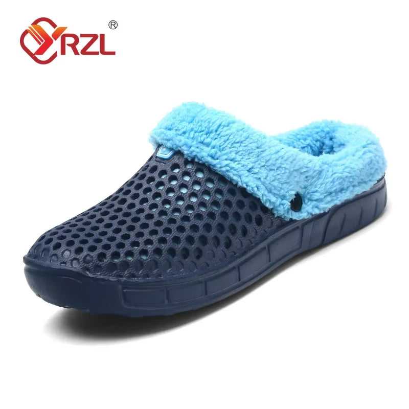 Winter Slippers Men Women Indoor Warm Shoes Non Slip Cotton Pantoffels Casual Clogs Slip on House Floor Slippers for Men