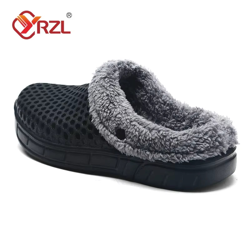 Winter Slippers Men Women Indoor Warm Shoes Non Slip Cotton Pantoffels Casual Clogs Slip on House Floor Slippers for Men
