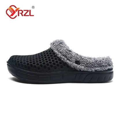 Winter Slippers Men Women Indoor Warm Shoes Non Slip Cotton Pantoffels Casual Clogs Slip on House Floor Slippers for Men