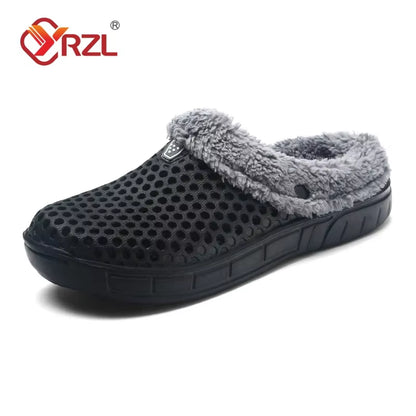Winter Slippers Men Women Indoor Warm Shoes Non Slip Cotton Pantoffels Casual Clogs Slip on House Floor Slippers for Men