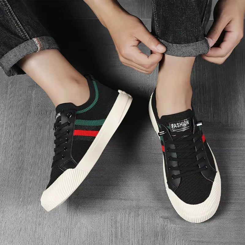 Men Sneakers Branded Casual Loafers  Lightweight Flats Shoes Tennis Masculino 